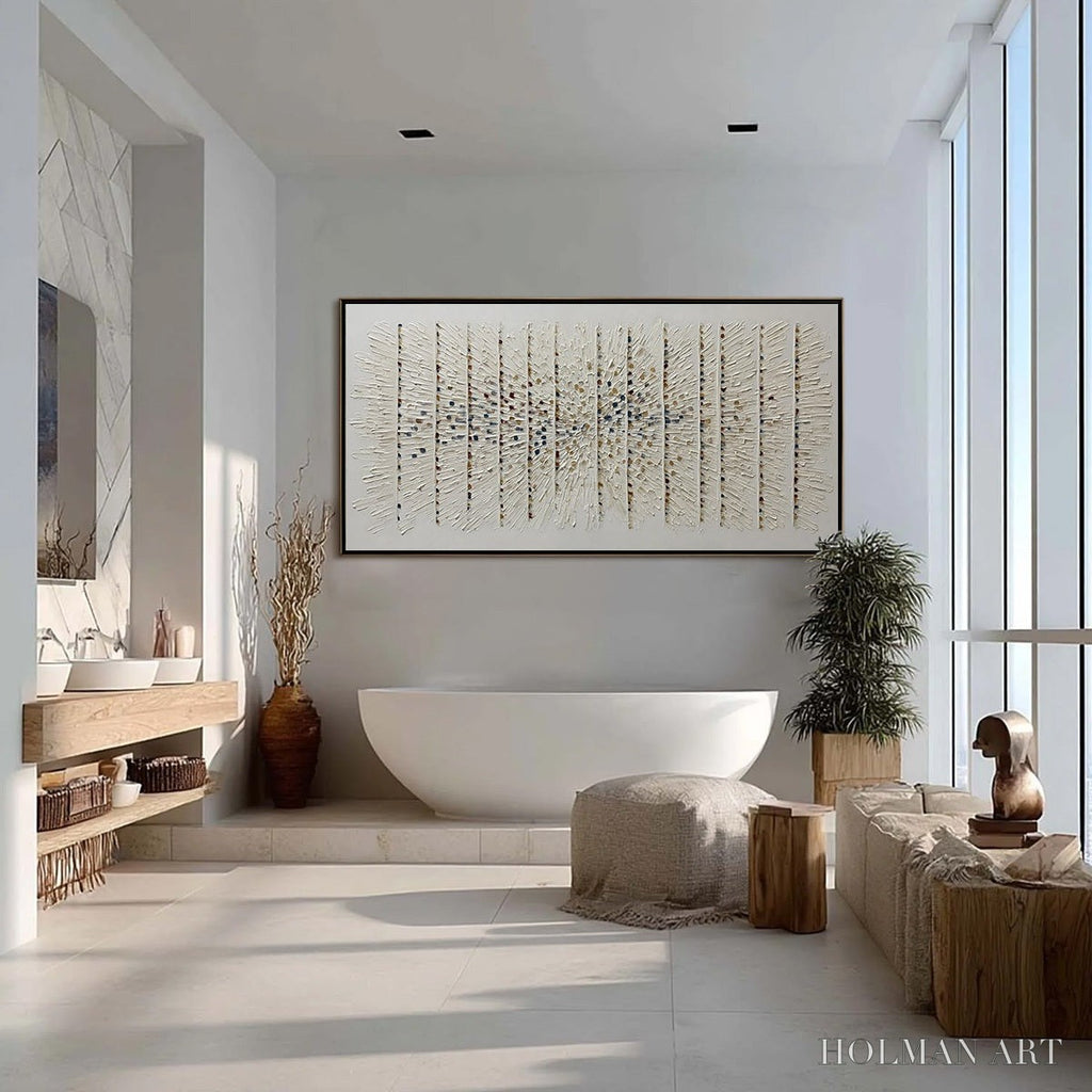 HOLMAN ART Chroma Pulse – Textured Wabi Sabi Abstract Painting - image 6