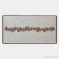 HOLMAN ART Echoes in Silence – Large Textured Minimalist Abstract - image 1