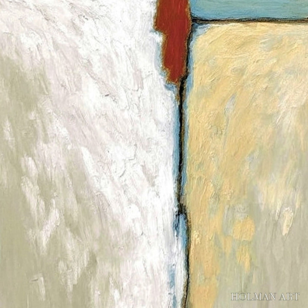 HOLMAN ART the Watcher – Minimalist Figurative Abstract Textured Painting - image 5