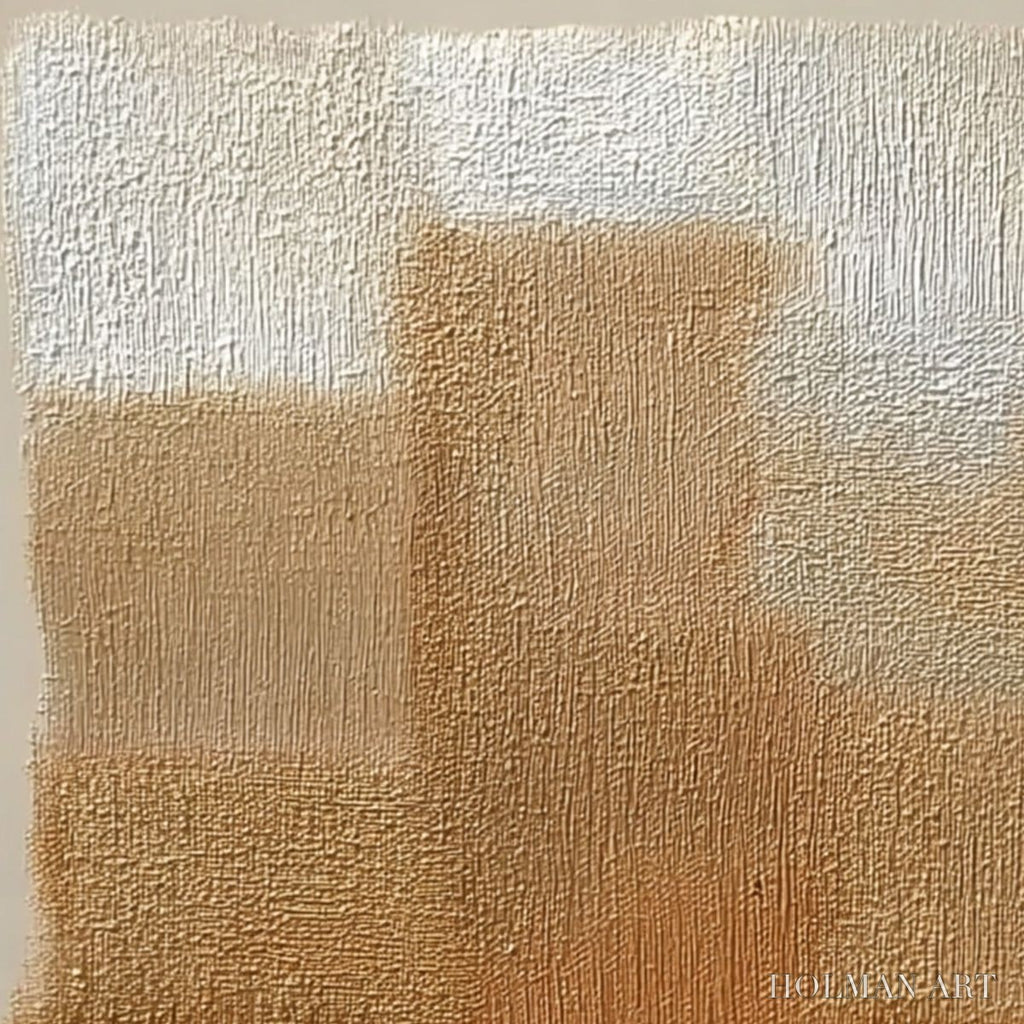 HOLMAN ART Terra Firma – Textured Minimalist Abstract Painting in Earth Tones - image 5