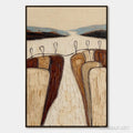 HOLMAN ART the Gathering – Textured Wabi Sabi Abstract Landscape Painting - image 1