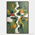 HOLMAN ART Veridian Flow – Textured Modern Abstract Landscape Painting - image 1