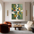 HOLMAN ART Veridian Flow – Textured Modern Abstract Landscape Painting - image 2