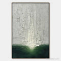 HOLMAN ART Veridian Horizon – Textured Wabi Sabi Abstract Landscape Painting - image 1