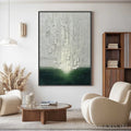 HOLMAN ART Veridian Horizon – Textured Wabi Sabi Abstract Landscape Painting - image 2