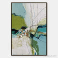 HOLMAN ART First Bloom – Textured Vertical Abstract Landscape Painting - image 1