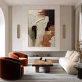 HOLMAN ART Terra Firma – Vertical Wabi Sabi Textured Abstract - image 2