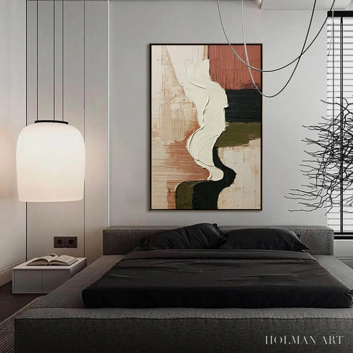 HOLMAN ART Terra Firma – Textured Wabi Sabi Abstract Art in Earth Tones - image 4