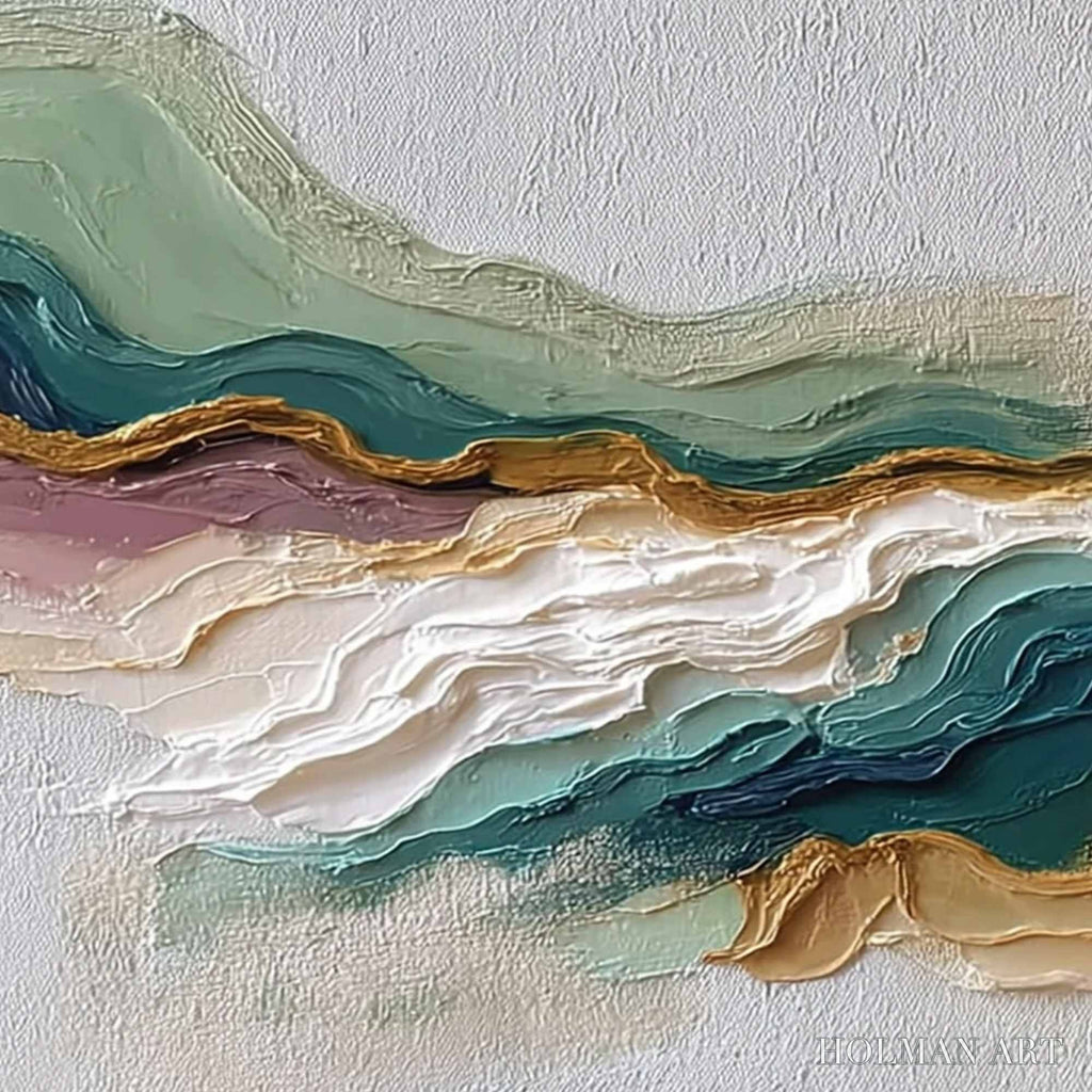 HOLMAN ART Terra Rhythm – Heavily Textured Abstract Landscape Painting - image 3