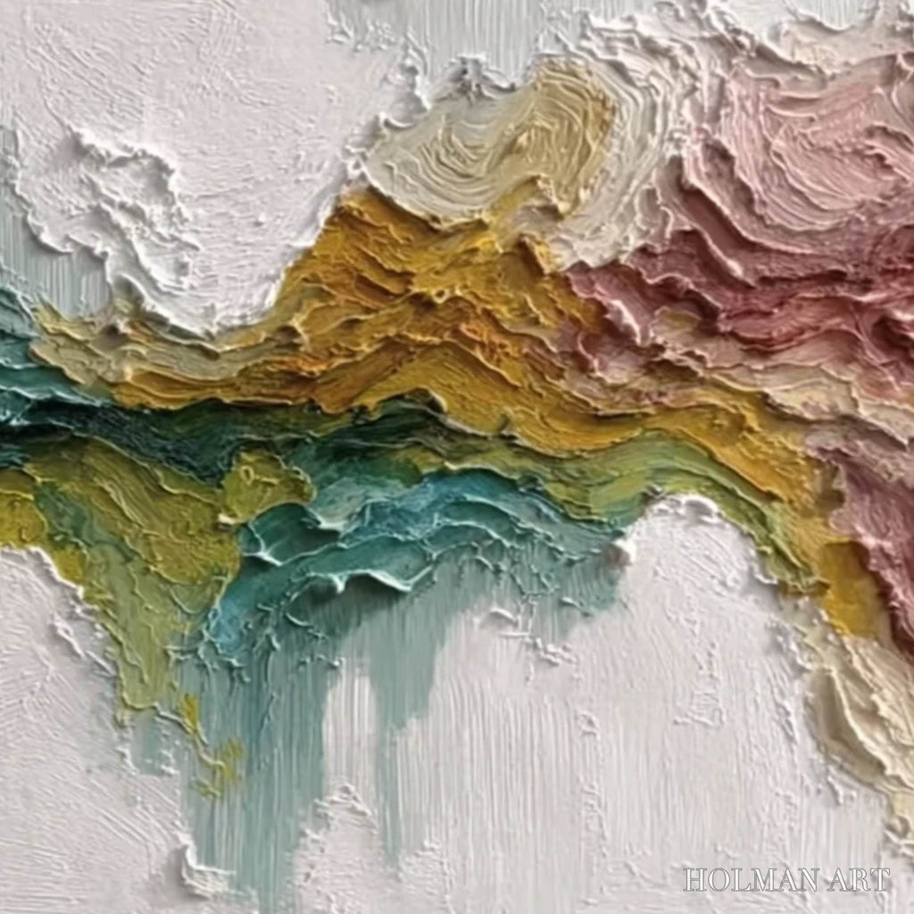 HOLMAN ART Terra Flow – Textured Abstract Landscape Impasto Oil Painting - image 5