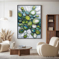 HOLMAN ART River Gems – Textured Wabi Sabi Abstract Painting of River Stones - image 2