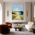 HOLMAN ART Coastal Promenade – Textured Palette Knife Impasto Landscape Painting - image 2