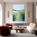 HOLMAN ART Verdant Path – Textured Impasto Landscape Painting of a Lilypad Stream - image 2