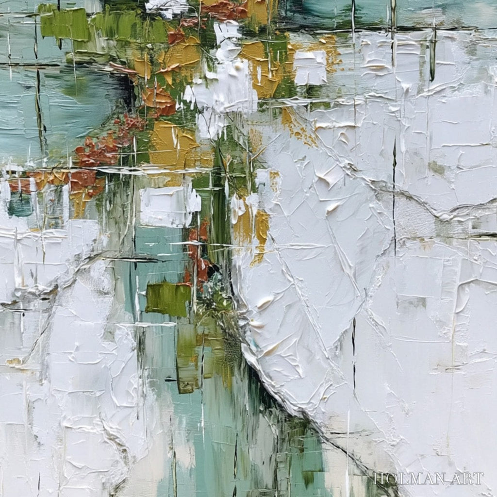 HOLMAN ART Verdant Echo – Textured Abstract Painting in Earth Tones - image 5
