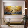 HOLMAN ART Urban Oasis – Heavy Texture Palette Knife Cityscape Oil Painting - image 2