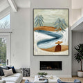 HOLMAN ART Coastal Reverie – Textured Wabi Sabi Coastal Landscape Painting - image 2
