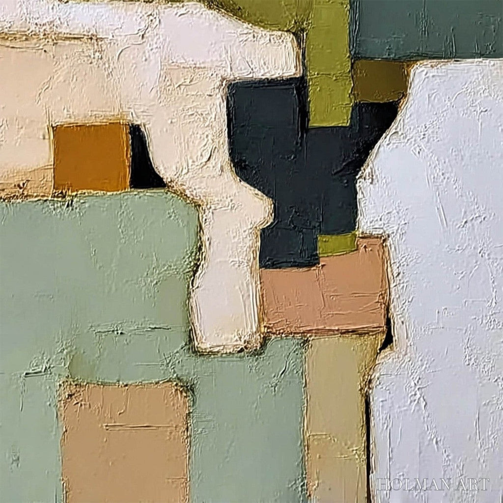 HOLMAN ART Terra Firma – Textured Wabi Sabi Abstract Oil Painting - image 5