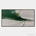 HOLMAN ART Verdant Rift – Heavy Texture Abstract Landscape Oil Painting - image 1