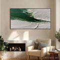 HOLMAN ART Verdant Rift – Heavy Texture Abstract Landscape Oil Painting - image 2