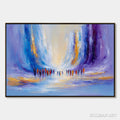 HOLMAN ART Convergence – Large Colorful Abstract Figurative Oil Painting - image 1