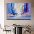 HOLMAN ART Convergence – Large Colorful Abstract Figurative Oil Painting - image 2