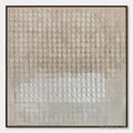 HOLMAN ART Silent Rhythm – Textured Wabi Sabi Abstract Painting in Neutral Tones - image 1