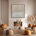 HOLMAN ART Silent Rhythm – Textured Wabi Sabi Abstract Painting in Neutral Tones - image 2