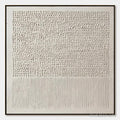 HOLMAN ART Codex of Calm – Large Square Textured Wabi Sabi Abstract Painting - image 1