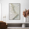 HOLMAN ART Aegean Foam – Heavily Textured Wabi Sabi Abstract Painting - image 2