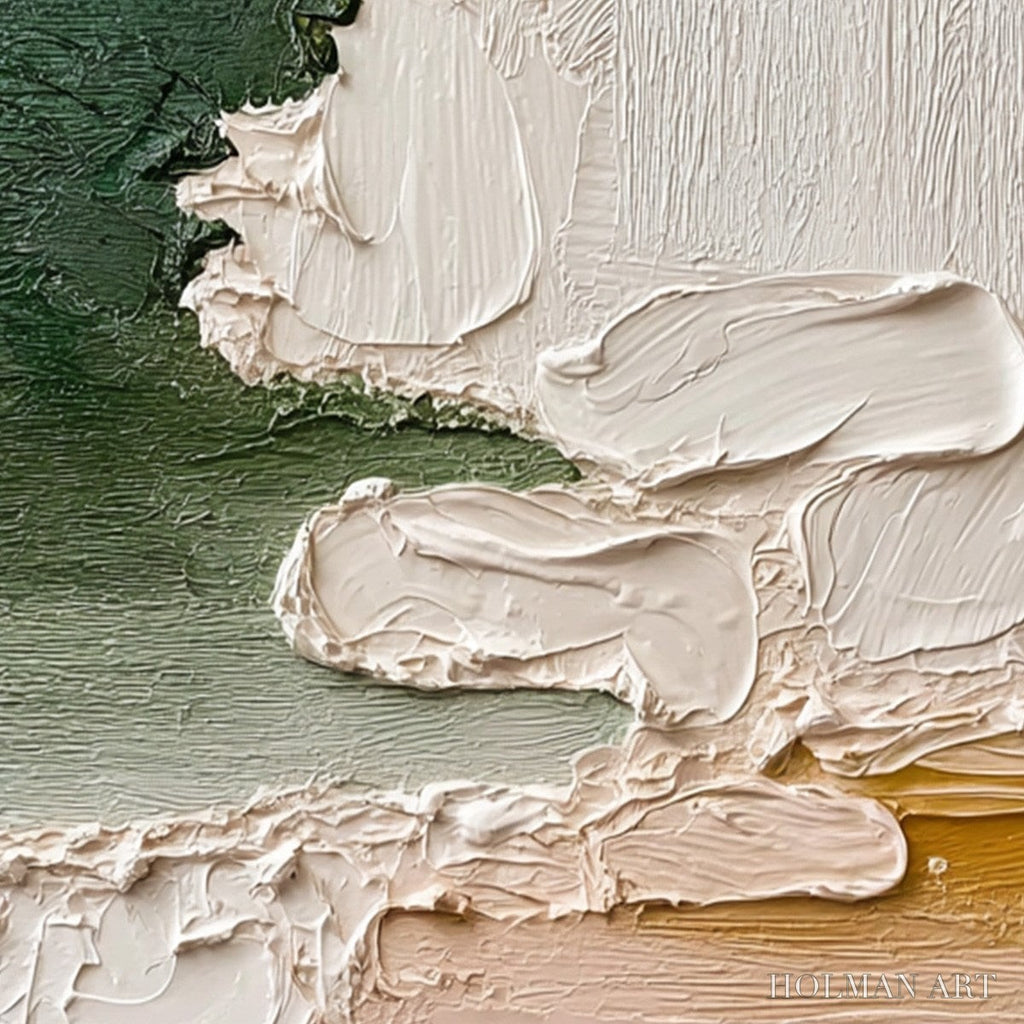 HOLMAN ART Earthen Veil – Textured Abstract Earth Tone Impasto - image 5