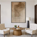 HOLMAN ART Terra Incognita – Wabi Sabi Inspired Textured Abstract Earth Tone Painting - image 2