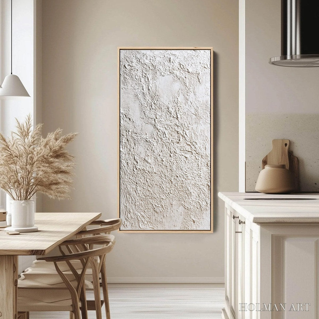 HOLMAN ART Stucco – Heavily Textured Wabi Sabi Abstract Painting - image 4