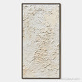 HOLMAN ART Terra Blanca – Heavy Texture Minimalist Wabi Sabi Painting - image 1