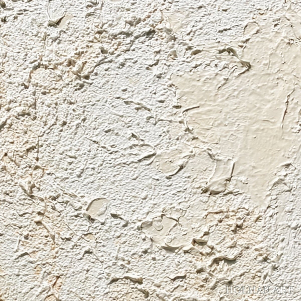 HOLMAN ART Terra Blanca – Heavy Texture Minimalist Wabi Sabi Painting - image 5