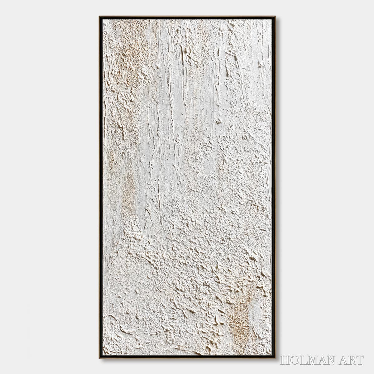 HOLMAN ART Terra Alba – Textured Wabi Sabi Minimalist Abstract Painting - image 1