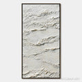 HOLMAN ART Terra Blanca – Minimalist Wabi Sabi Textured Abstract Painting - image 1