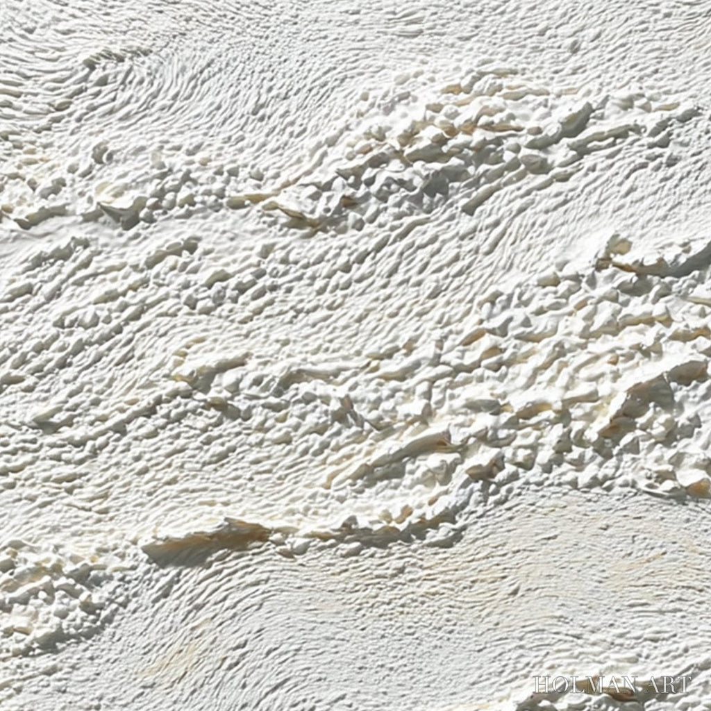 HOLMAN ART Terra Blanca – Minimalist Wabi Sabi Textured Abstract Painting - image 5