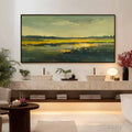 HOLMAN ART Golden Marsh – Abstract Impressionist Landscape Painting - image 2