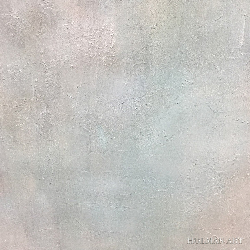 HOLMAN ART Misty Morning – Textured Minimalist Abstract Oil Painting - image 3