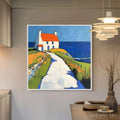 HOLMAN ART Seaside Cottage – Impasto Coastal Landscape Oil Painting - image 2