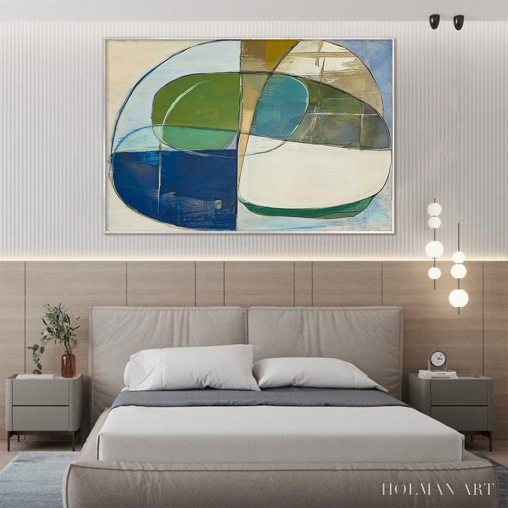 HOLMAN ART Strata – Abstract Minimalist-Inspired Oil Painting - image 4