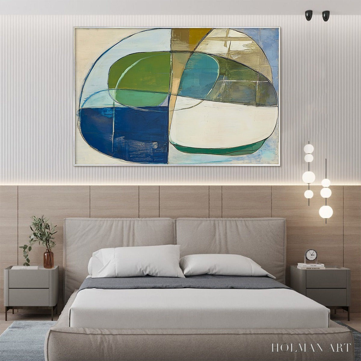 HOLMAN ART Strata – Abstract Minimalist-Inspired Oil Painting - image 4