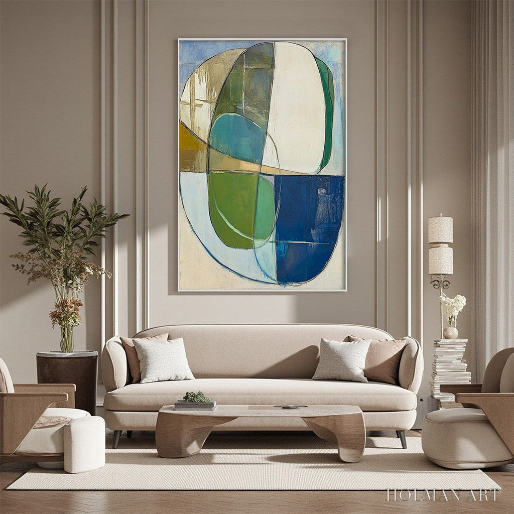 HOLMAN ART Strata – Abstract Minimalist-Inspired Oil Painting - image 5