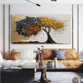 HOLMAN ART Golden Whispers – Textured Abstract Tree Oil Painting - image 2