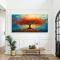 HOLMAN ART Autumn Fire – Textured Landscape Oil Painting - image 2