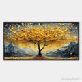HOLMAN ART Golden Resilience – Textured Landscape Oil Painting - image 1