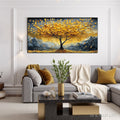 HOLMAN ART Golden Resilience – Textured Landscape Oil Painting - image 2
