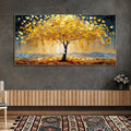 HOLMAN ART Golden Majesty – Textured Impasto Golden Tree Oil Painting - image 2