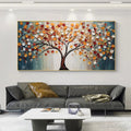 HOLMAN ART Golden Tree of Life – Panoramic Impasto Tree Painting, Textured , Colorful, Living Room - image 2
