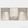 HOLMAN ART Abstract Waterfall Triptych – Minimalist Landscape Painting Set of 3 - image 1